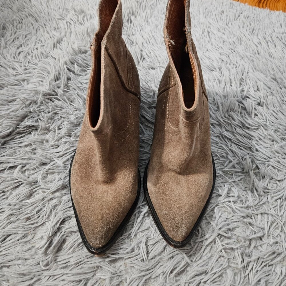 ONE TEASPOON Le Rebel Booties Western Style Leather